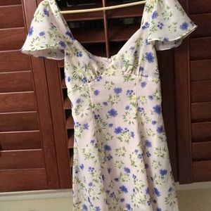 Floral mini dress